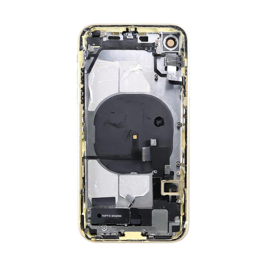 iPhone XR Back Housing With Small Parts - Yellow (Genuine Pulled Grade A/B)