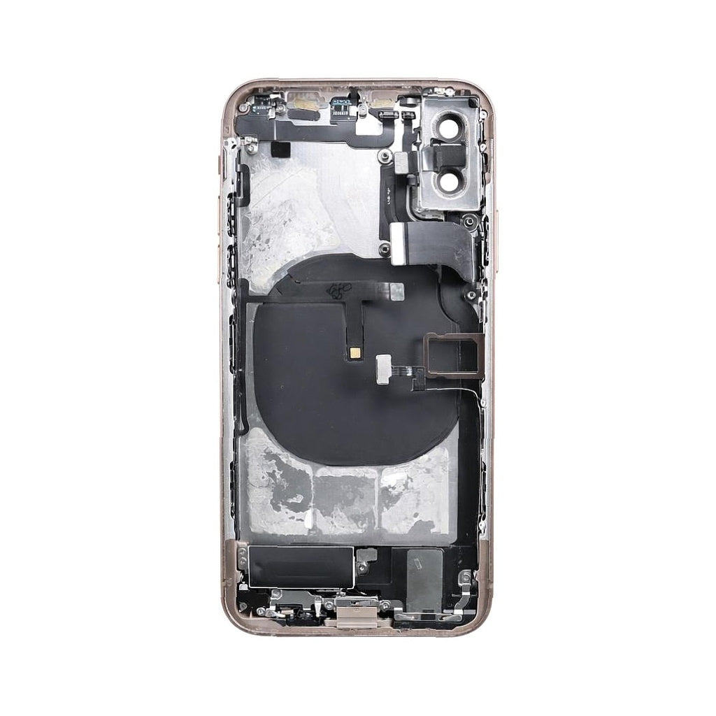 iPhone XS Back Housing With Small Parts - Gold (Genuine Pulled Grade A/B)