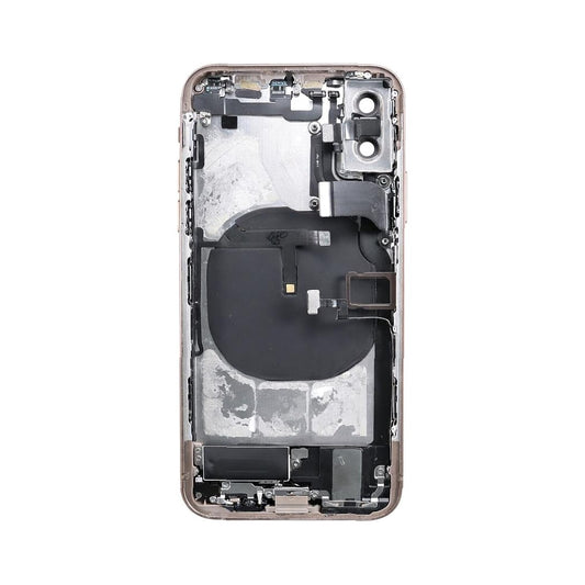 iPhone XS Back Housing With Small Parts - Gold (Genuine Pulled Grade A/B)