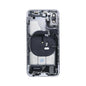 iPhone XS Back Housing With Small Parts - Silver (Genuine Pulled Grade A/B)