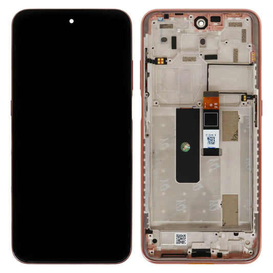 Nokia X20 (TA‑1341/TA‑1344) LCD Display With Frame (Midnight Sun/Bronze)