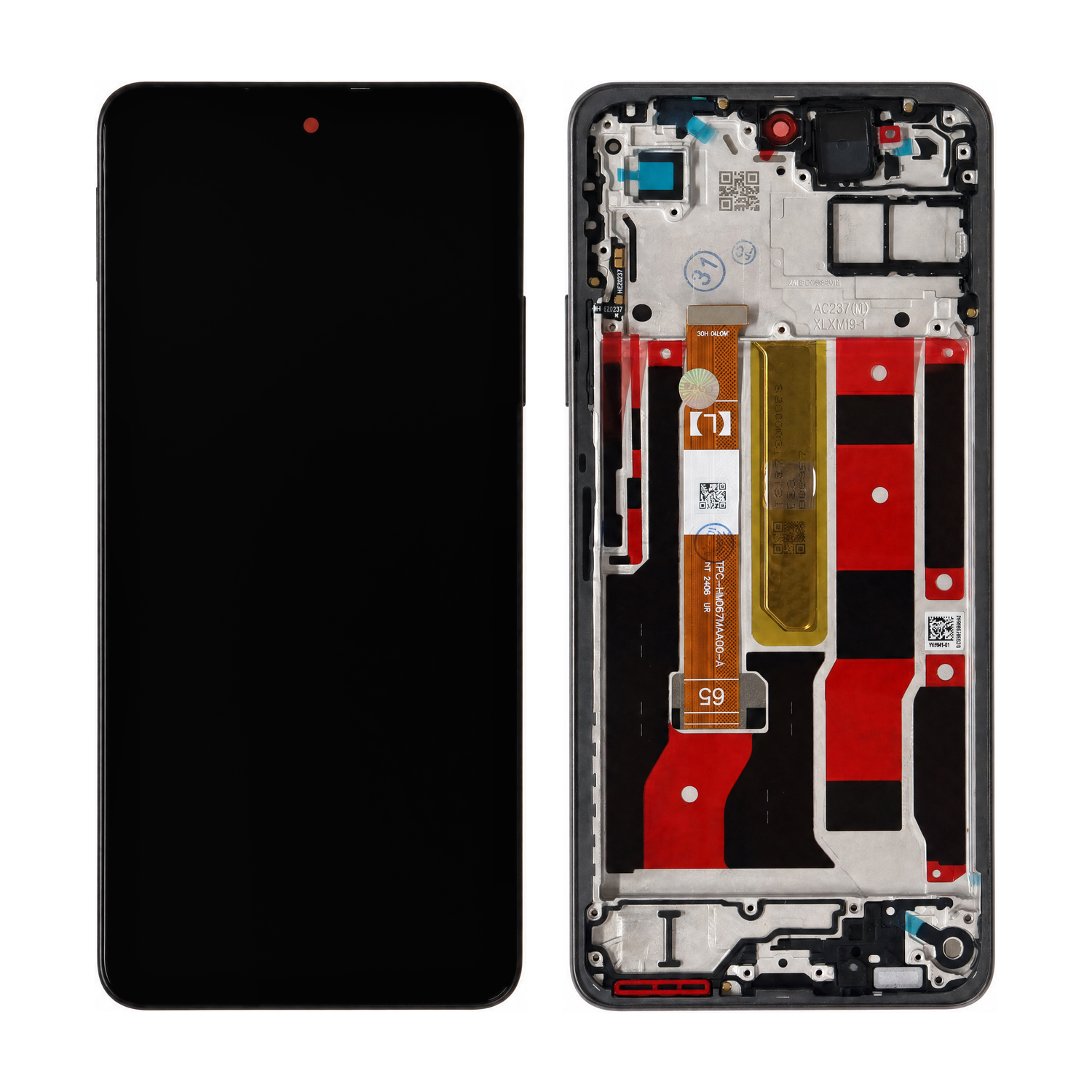 Oppo A5 (2025) (PKQ110) LCD Display With Frame replacement screen