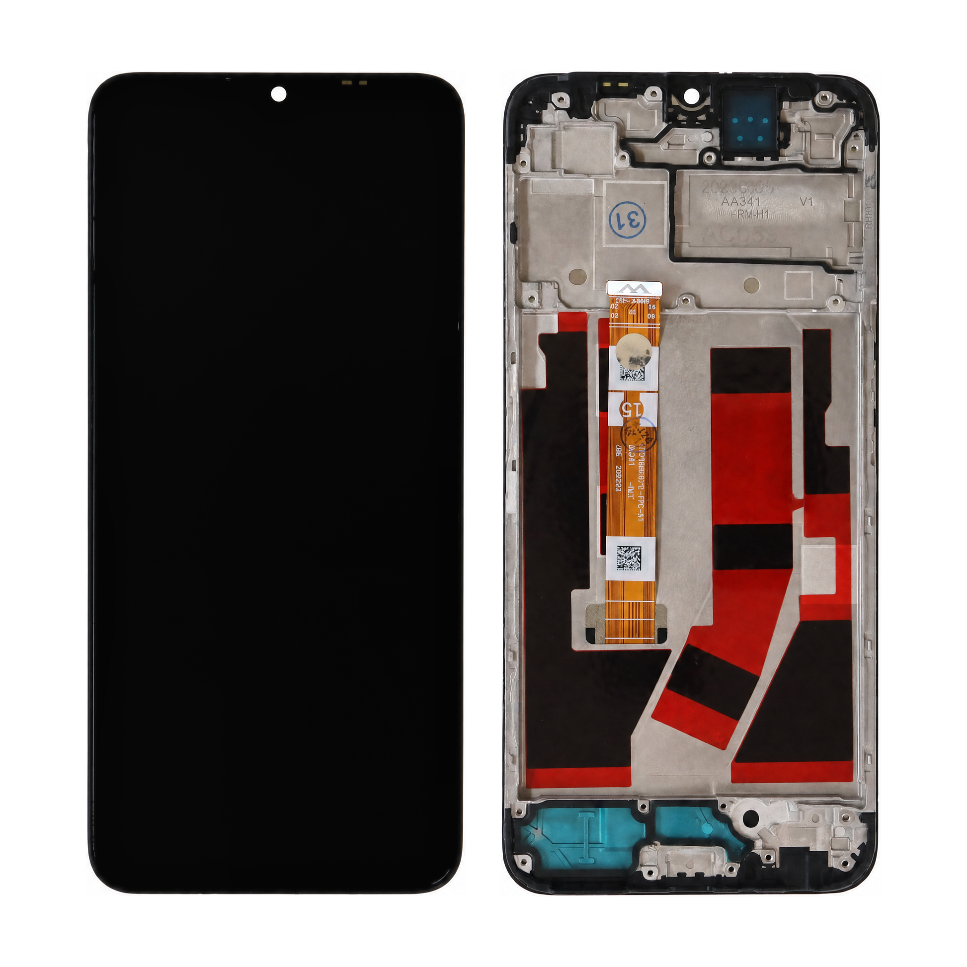Oppo A57s (CPH2385) LCD Display With Frame replacement screen