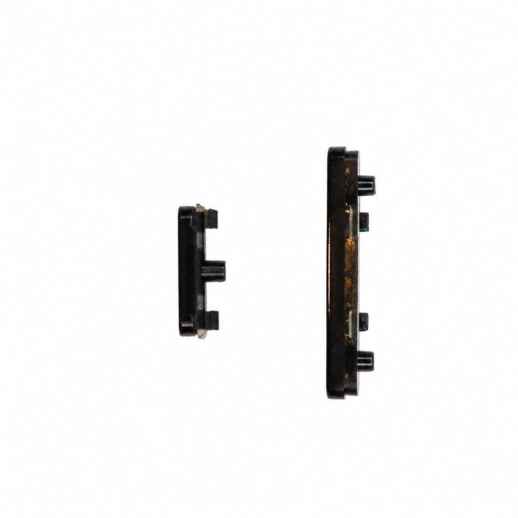 PIXEL6-BUTTONS-BLK - Physical Side Volume / Power Buttons For Google Pixel 6 - Stormy Black/Black