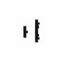 PIXEL6PRO-BUTTONS-BLK - Physical Side Volume / Power Buttons For Google Pixel 6 Pro - Stormy Black/Black