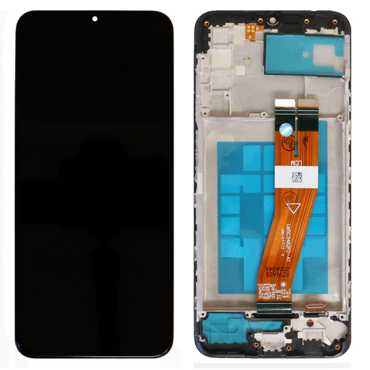 Samsung Galaxy A03s (SM-A037G, SM-A037M) LCD Display (Big Glass) With Frame