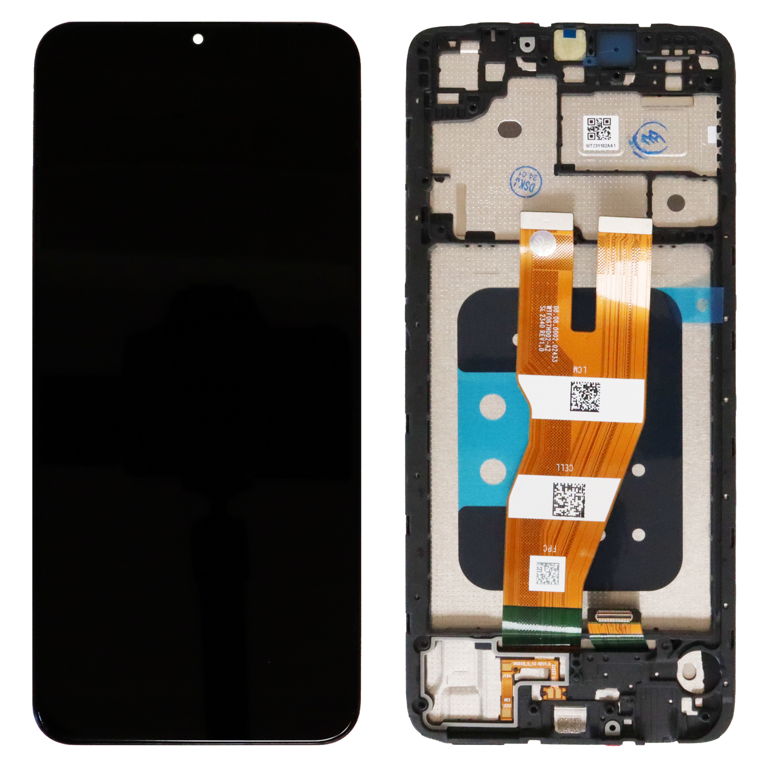 Samsung Galaxy A05 A055 LCD Display With Frame