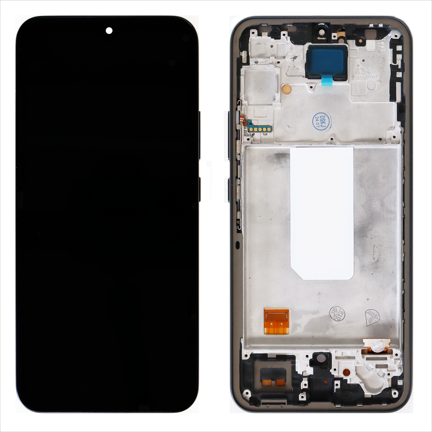 Samsung Galaxy A34 OLED Display With Frame (Black)