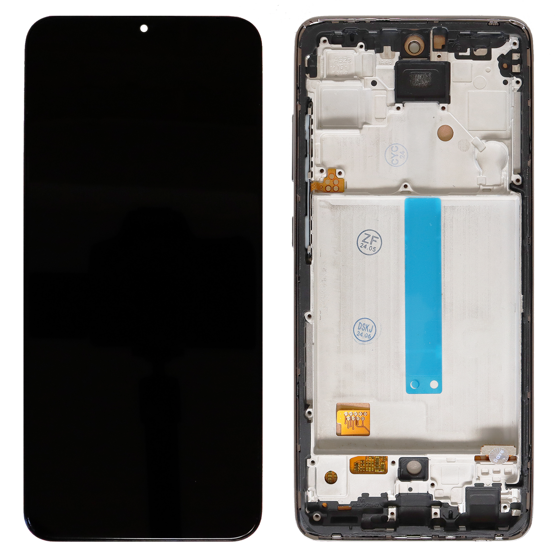Samsung Galaxy A52 5G A526 Incell LCD Display With Frame (Black)