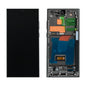 Samsung Galaxy S23 Ultra SM-S918B assembled genuine OLED display with green frame GH82-30465C - front and rear