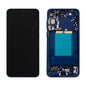 Samsung Galaxy S25 Plus SM-S936B assembled genuine OLED display with navy frame GH82-36368D - front and rear