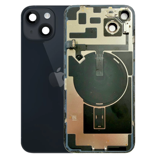iPhone 14 Plus Back Glass with Small Parts - Midnight (Genuine Pulled)
