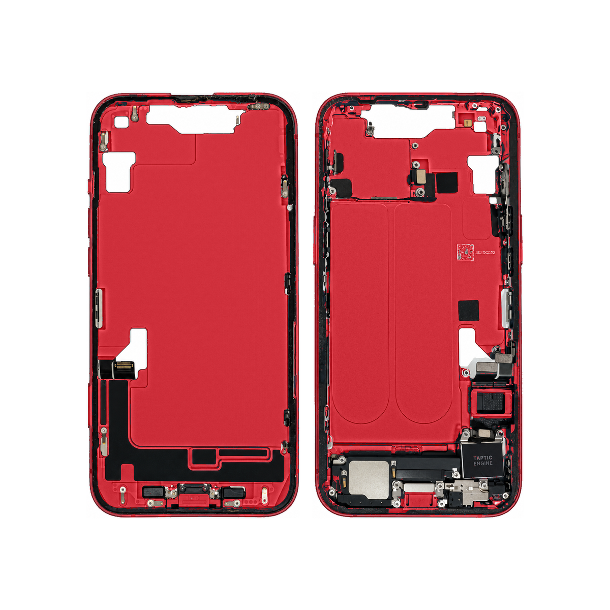 Mid-Frame Housing With Charging Port for Apple iPhone 14 (Genuine Pulled Grade A/B) - (PRODUCT)RED