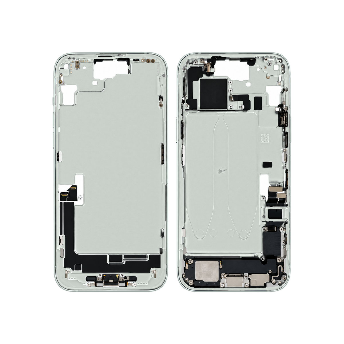 Mid-Frame Housing With Charging Port for Apple iPhone 15 Plus (Genuine Pulled Grade A/B) - Green
