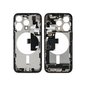 Mid-Frame Housing With Charging Port for Apple iPhone 15 Pro (Genuine Pulled Grade A/B) - Black Titanium