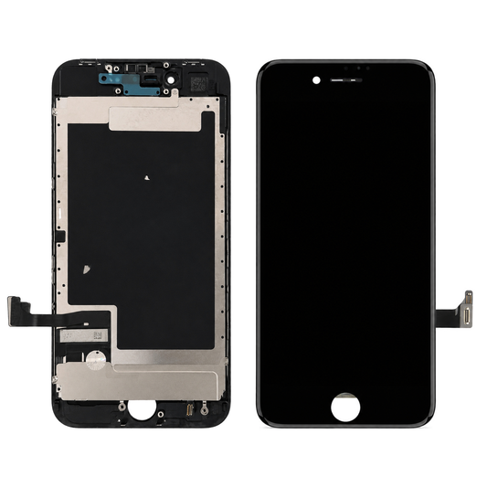 LCD Display Assembly for iPhone SE (2022) (Refurbished Original) - With SE 2022 Backplate - Black