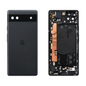 Back Cover for Google Pixel 6a - Charcoal (Genuine Pulled Grade A/B) - front and rear views