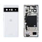 Back Glass for Google Pixel 6 Pro - Cloudy White (Genuine Pulled Grade A/B) - front and rear views