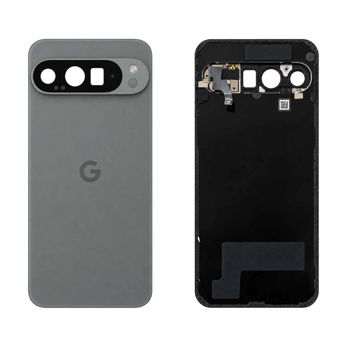 Back Glass for Google Pixel 9 Pro XL - Hazel (Genuine Pulled Grade A/B) - front and rear views
