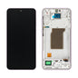 Samsung Galaxy A35 5G SM-A356B assembled genuine OLED display with lavender / lilac frame GH82-34221C
