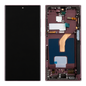 Samsung Galaxy S22 Ultra S908 OLED Display (Big Size) With Frame (Burgundy)